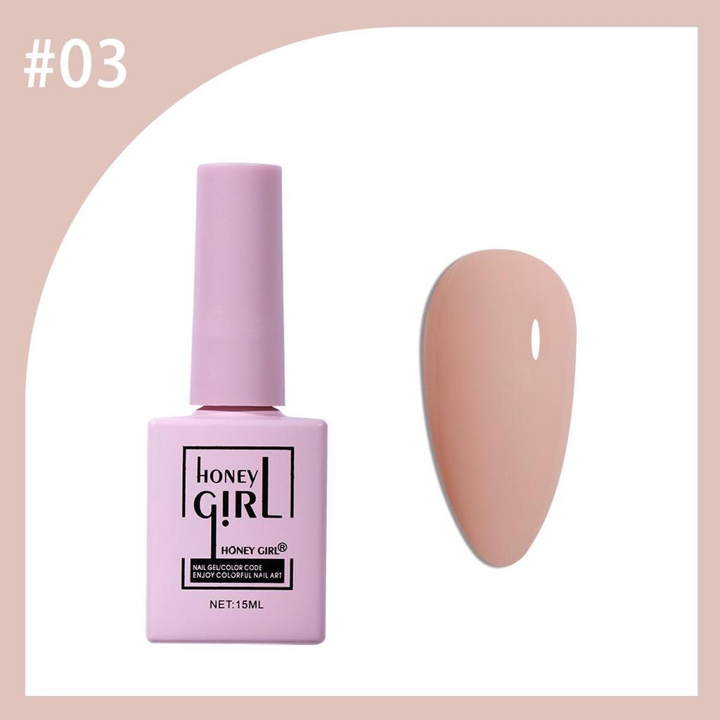 HONEYGIRL 36-Color Skin Tone Nail Polish Set - Blush, Nude, Pink Shades for Trendy Nails