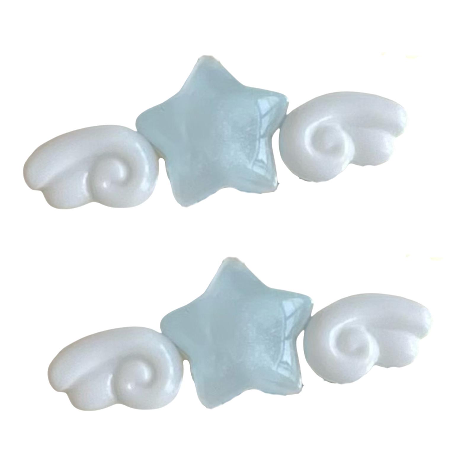 

Star Wing Duckbill Hair Clips For Women Teens Thin Hair Non Slip Hairpins Spring Summer Hair Accessories With Secure Grip синий