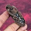 Ocean Jasper Gemstone Pendant Decent Jewelry Handmade Copper Wire Wrapped Pendant