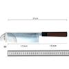 6.9 Inch Nakiri Knife Stainless Silver Steel No. 3 VG10 Blade Wood Handle Chef Cleaver Meat Slicing Vegetables Kitchen Knives