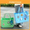 Borsa da Spiaggia Portatile in Eva con Portabicchieri e Materiale Impermeabile per le Giornate Estive in Spiaggia
