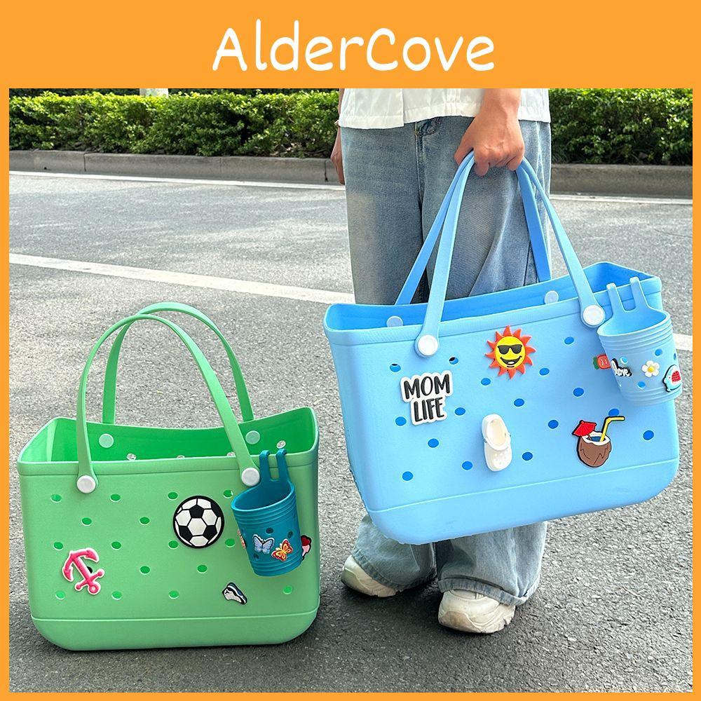 Portable Eva Beach Bag With Water Cup Holder And Waterproof Material For Summer Beach Days