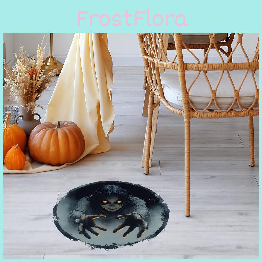 Horror Halloween Female Ghost Floor Stickers Bedroom Living Room Decoration Home
