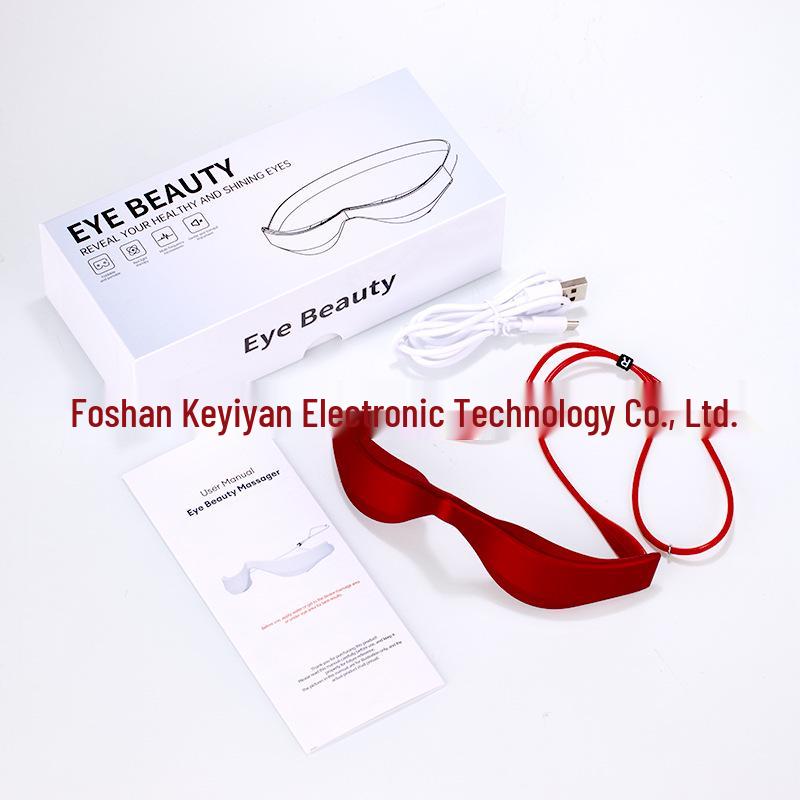 3D Red Light LED Eye Massager for Dark Circles & EMS Therapy