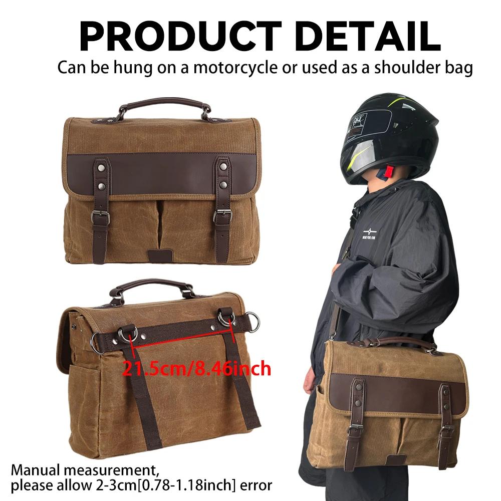 Motorcycle Saddle Bag Side Bag Waterproof Luggage Bag For Honda Shadow For Sportster XL883 XL1200 For BMW Motobike Travel Bag