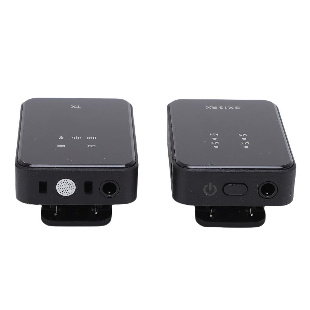 Wireless Lavalier Microphone Noise Cancelling Stable Signal Portable Lapel Mic for Camera Phone Computer Live Streaming