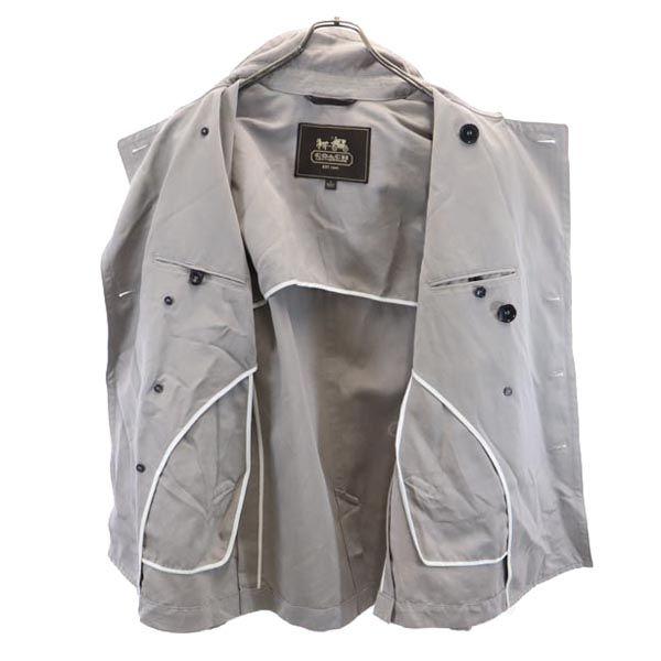 COACH Linen Blend coat L Beige Men's Used