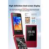 Pełna sieć 4G Telefon z klapką dla seniorów Głośny Duże znaki Duży ekran Długi czas czuwania