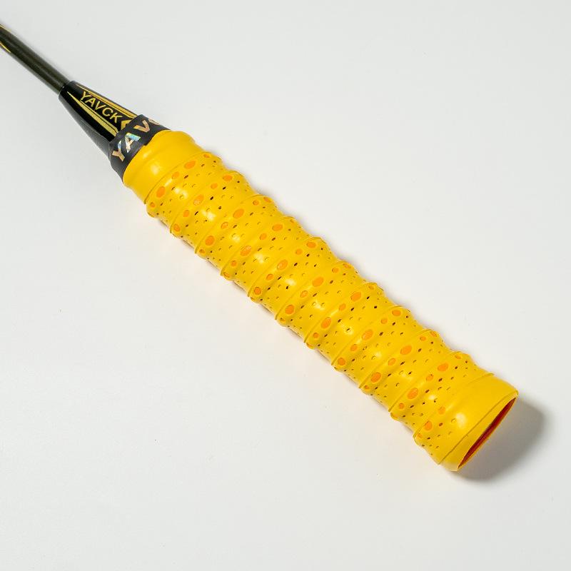 Dual-Color Perforated Grip Tape for Fishing Rods & Sports Rackets: Non-Slip, Breathable, Sweat-Absorbing, Wear-Resistant