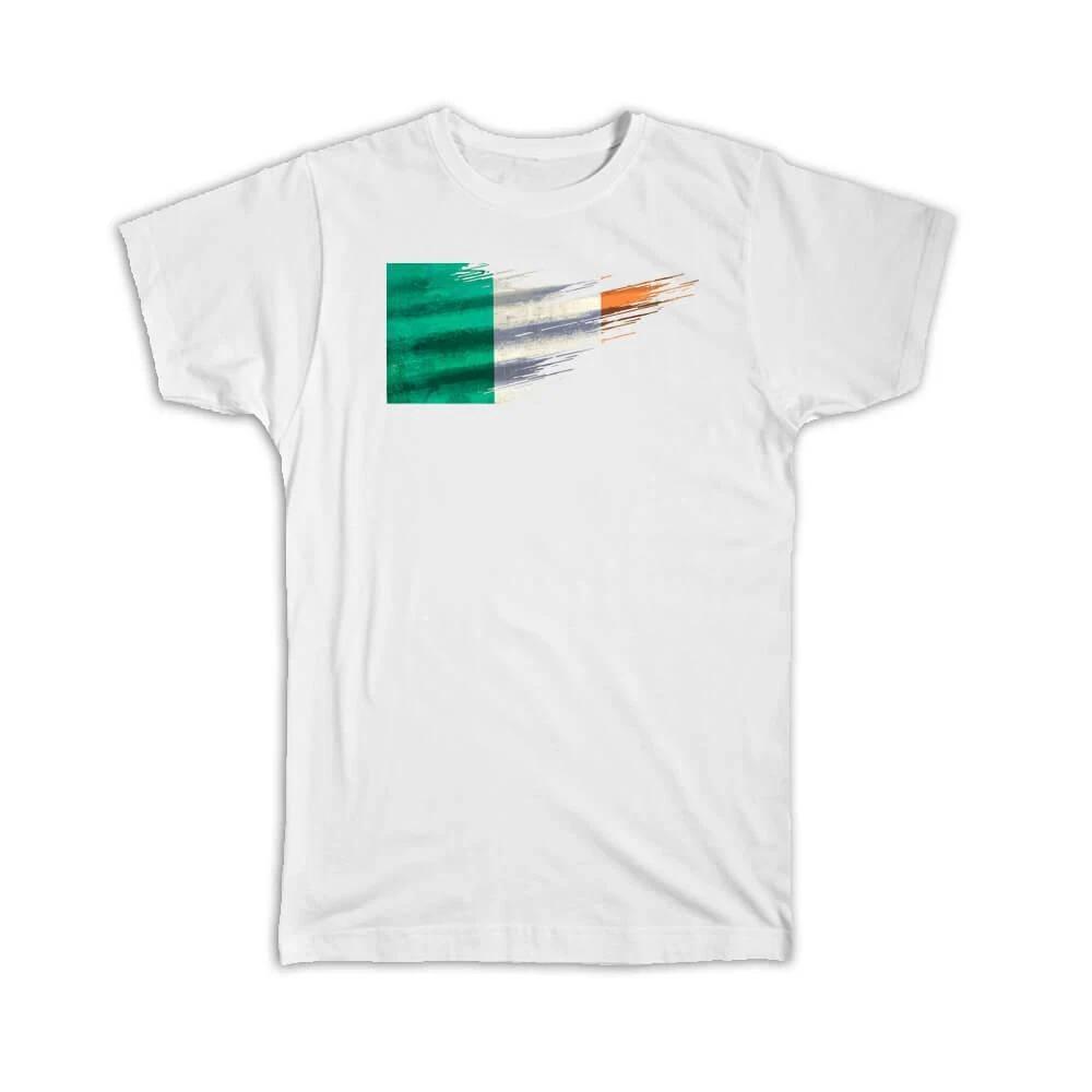 

Gift T-Shirt : Ireland Flag Modern Country Expat S