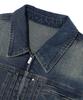 RAYFIKERS Brush Cut Denim Jacket Mq1Ju019_Indigo