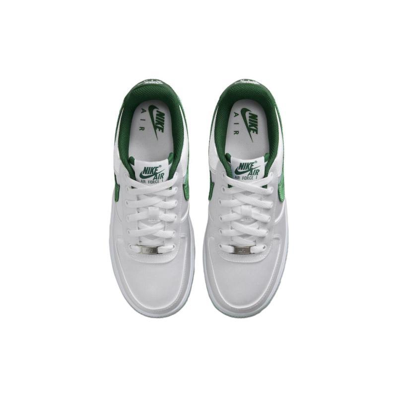 Nike Air Force 1 Low '07 Satin White Pine Green Women's Sneakers DX6541-101