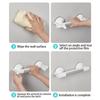12 Inch Shower Bathtubs Handle with Strong Best Suction Mug No Drill Durable Safety Hand Rail Grab Bar for Seniors Elderly Handicap for Home