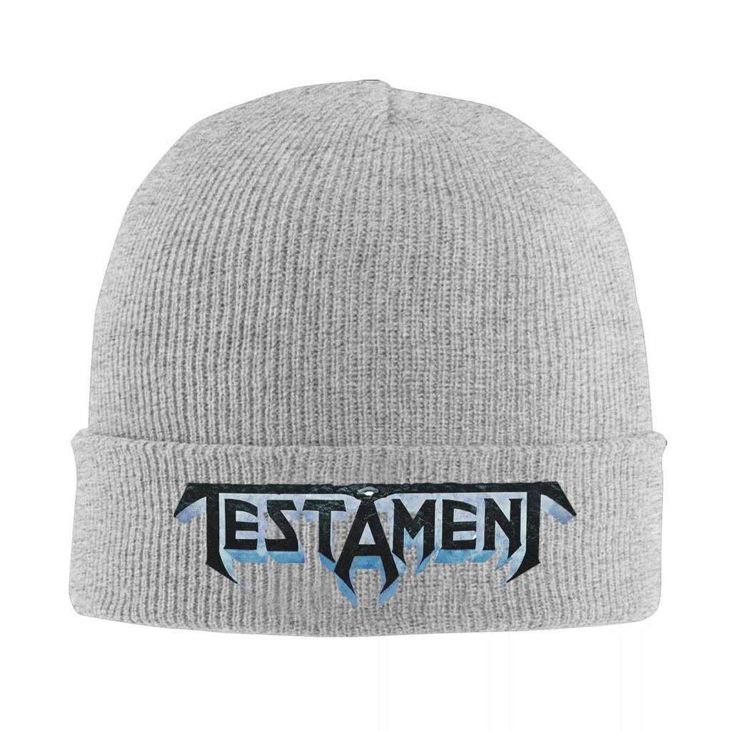 Testament Band Warm Knitted Cap Winter Knit Bonnet Hat Skullies Beanies Hip Hop Caps for Unisex