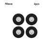 4pcs New 25~76mm Kids Plane Toy Parts Black 1" - 3" Inch Tail EVA Sponge Wheel Hub Plane Accessory