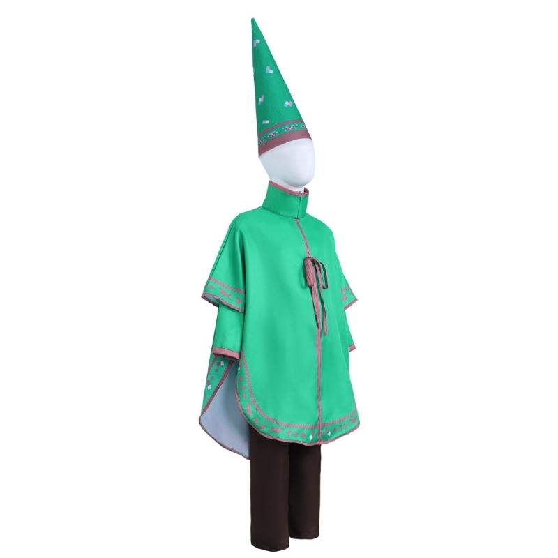 Multifunctional Role Play Outfit Includes Jacket Pants Cape Hat Roleplaying Clothes For Cosplay Event And Themed Parties