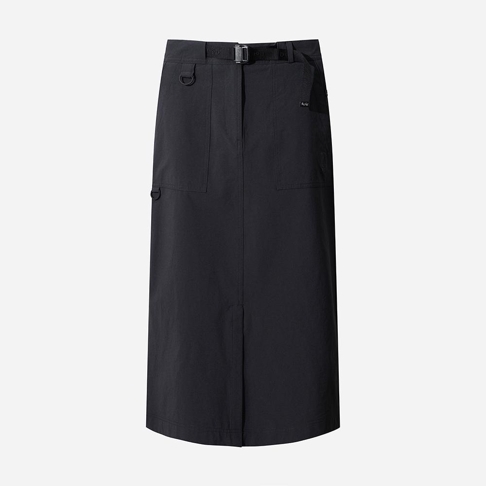 Diodi H-Line Out-Pocket Skirt For Women (Black)