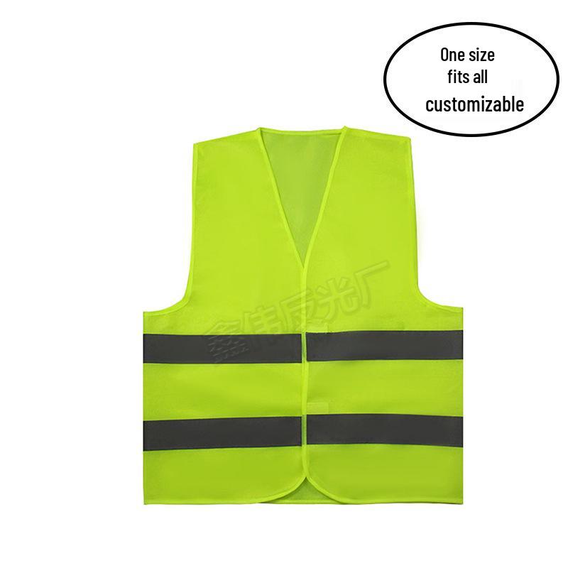 High-Visibility Reflective Safety Vest for Traffic and Construction Workers