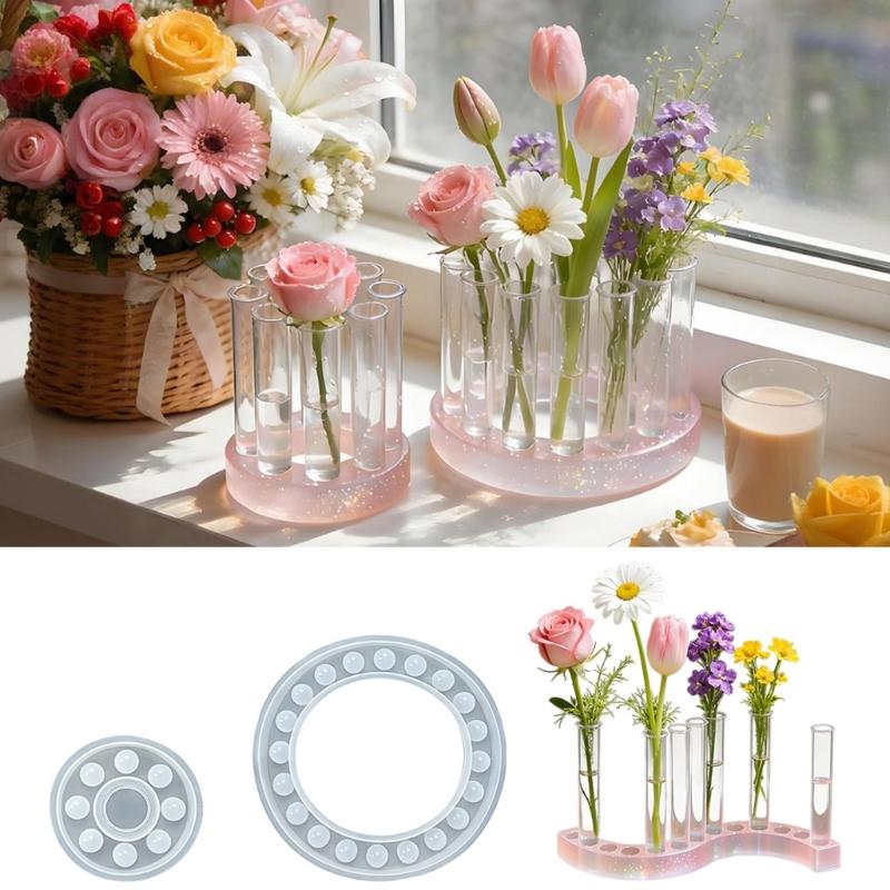 Flower Support Silicone Mold Suitable For Indoor Gardening And Creative Projects Hydroponic Planter Mold