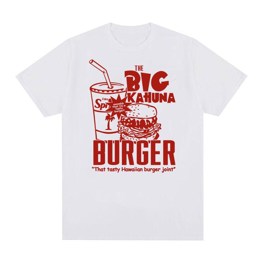 

Womens T Shirt The Big Kahuna Burger Print T-shirt Women Retro Casual Womens Tshirt 4XL