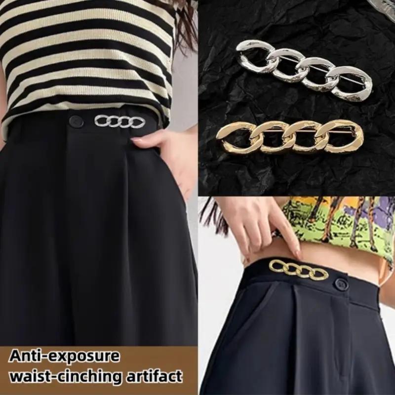 1PCS Jeans Waist Artifact Waist Change Small Pants Waist Tightening Adjustment Buckle Versatile Brooch Pin Waist Buckle