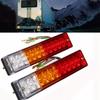 1 pair 12V 20LED Car Auto Stop Rear Tail Light Brake Reverse Light Turn Indiactor Boat ATV Truck Trailer Lamp