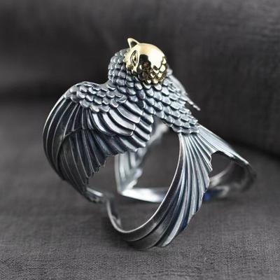 Schwalbe Fallender Fingerring, Antikes Nischen-Design, Retro-Schwalbe, Leichtes und Luxuriöses Temperament