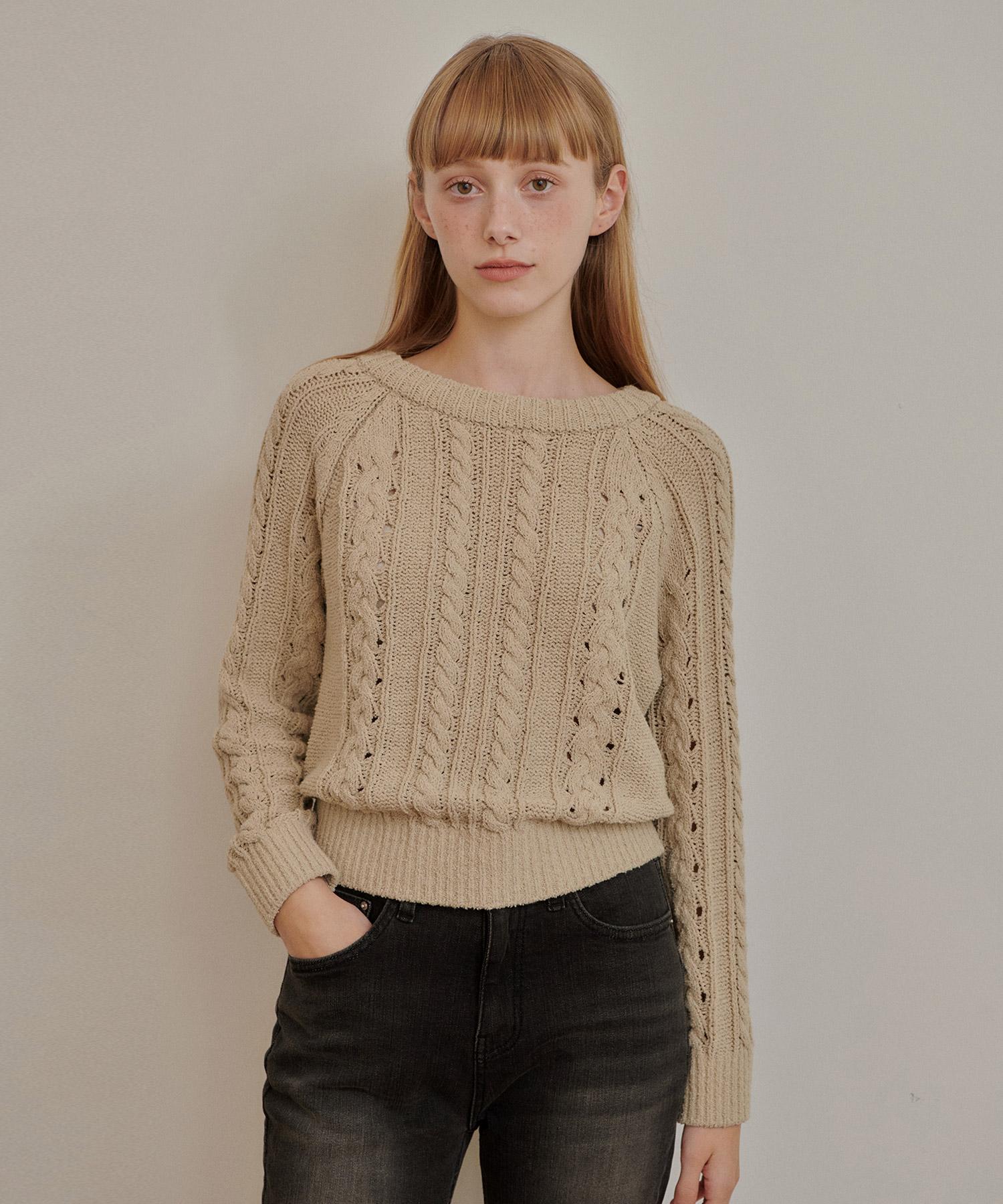 Pandora Fit Yura Twist Round Knit Pink/S