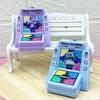 Mini Arcade Dance Machine Keychain with Music Reaction Training Handheld Game Console Kids Adults Battery Operated Dance Game Machine Keyring Toy