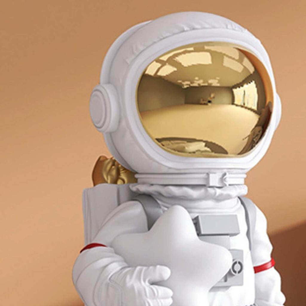 Astronaut Statue Outer Space Art Creative Collectible Crafts Gifts Spaceman
