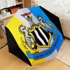 Newcastle United Crest Automatic Folding Umbrella - 8-Rib Travel Umbrella with Auto Open/Close & Portable Gifts for Holidays or Birthdays