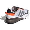 Adidas ZX 2K Boost Pure White Grey Orange Unisex Sneakers Cloud-White Grey-Three H06568