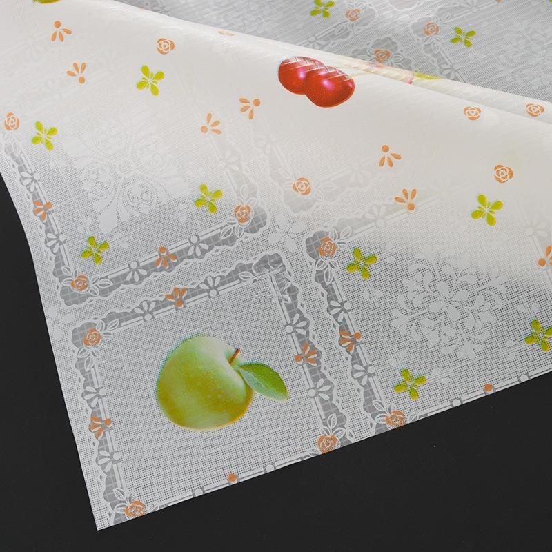PVC Hotel Waterproof Tablecloth Printed Oil Resistant Rectangular Tablecloth Hotel Plastic Tablecloths Oil Resistant Heat-resistant Cover Cloth