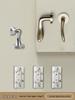 BAGB Silent Luxury Wooden Bedroom Door Handle Lock