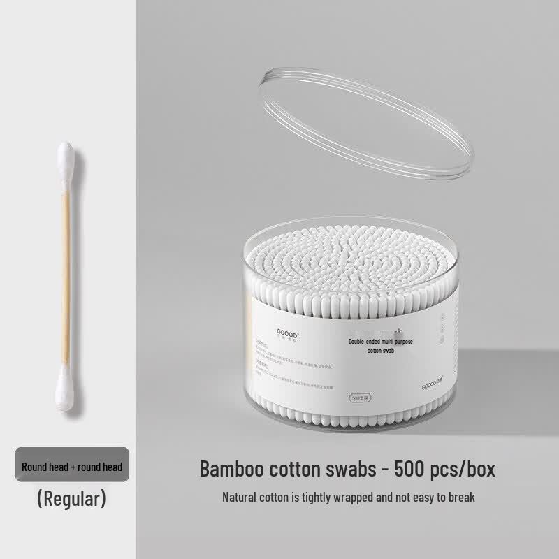 Double-Headed Cotton Swabs with Ear Pick Set