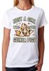 Nur ein Mädchen, das Meerschweinchen liebt T-Shirt Süßes Haustierliebhaber Geschenk Damen T-Shirt