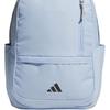Adidas Logo Zip Closure Recycled Polyester Backpack Unisex Backpack Bright-Blue JY4768