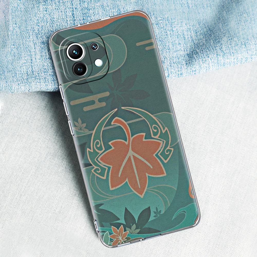 Genshin Impact Logo For Poco X5 X3 NFC F5 F4 F3 M3 Clear Phone Case For Xiaomi 12T 12 13 Lite 11 Ultra Mi 10T 5G 11X Pro Cover