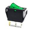 5Pcs Kcd3 Rocker Switch With Led On Off 16A 250V 220V 3 Pin 20A Small Light Cover Cap For Electric Rocket 220 Electronic