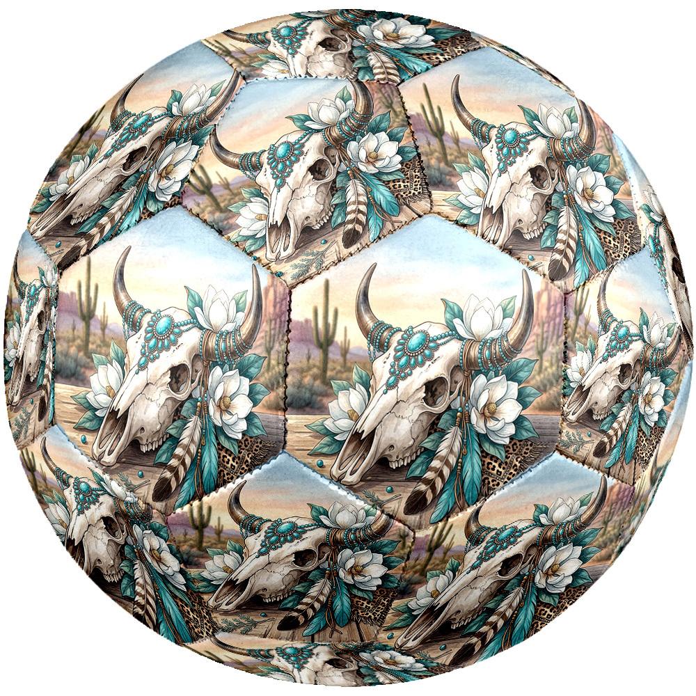 1pc Western Skull Art Size 5 Soccer Ball Professional Match Training Football Indoor &Outdoor Sports Ball Training Ball Lightweight Durable y17