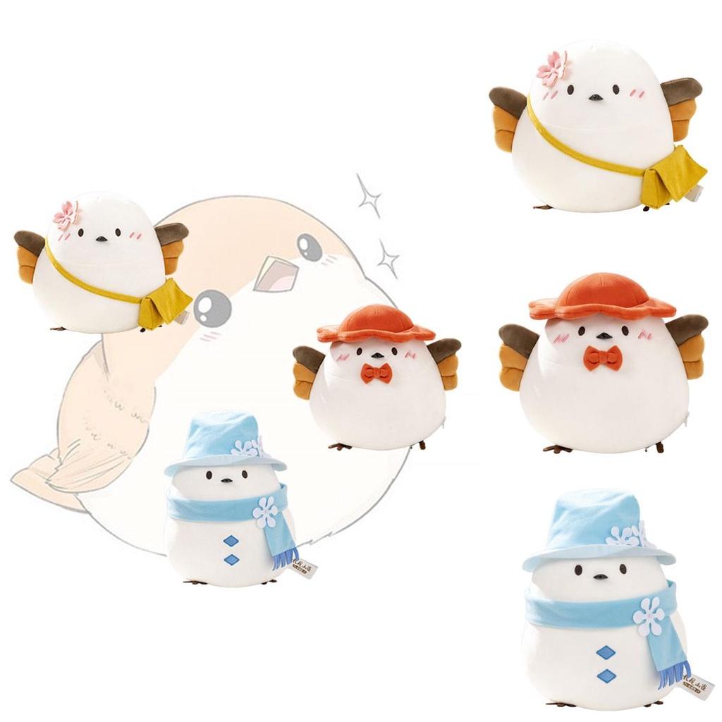 Süßes Langschwanz-Bergsperling Plüschtier für Kinder Weich und flauschig Geschenk