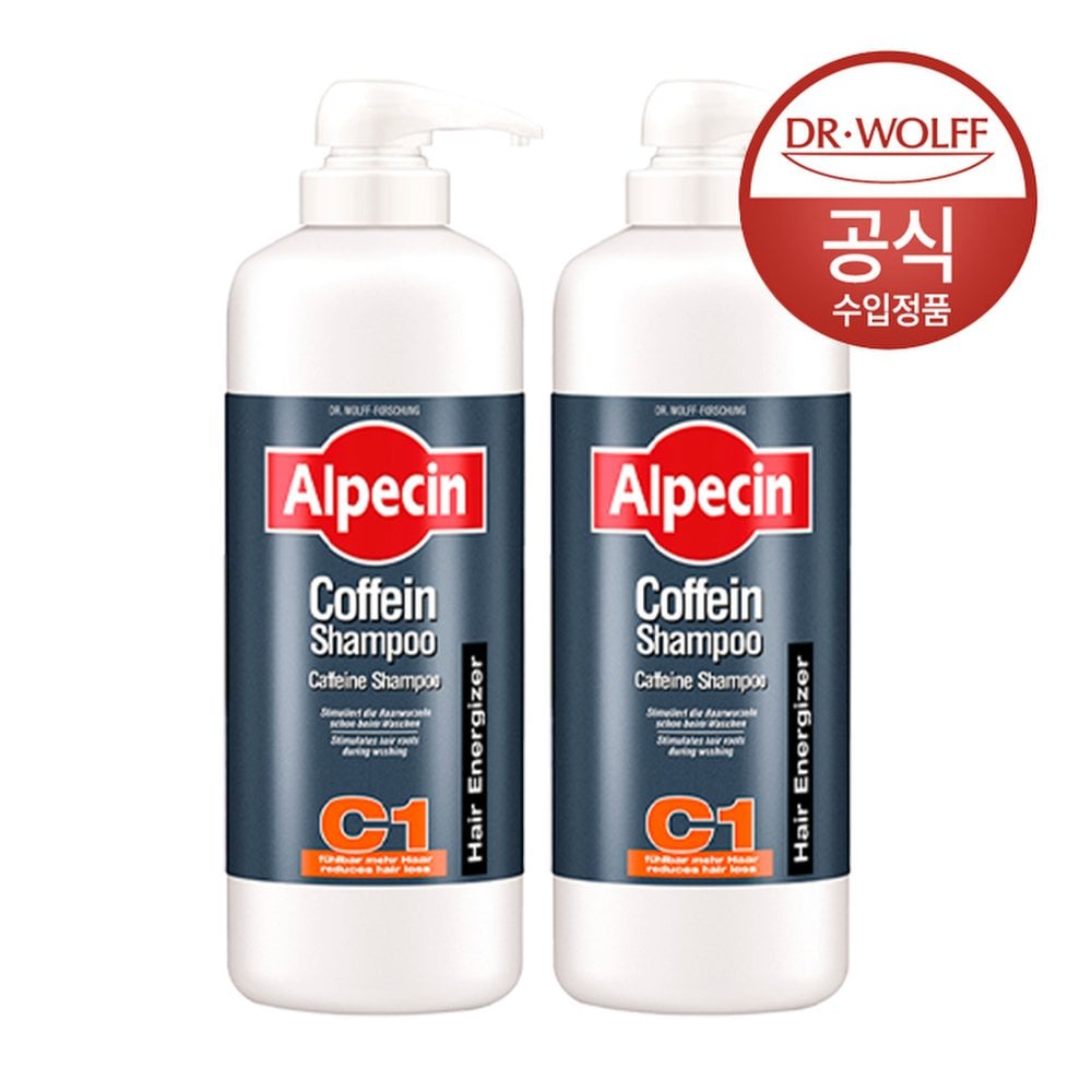

Alpecin Caffeine C1 Shampoo Large Capacity (Hair Strengthening) 1250ml x2