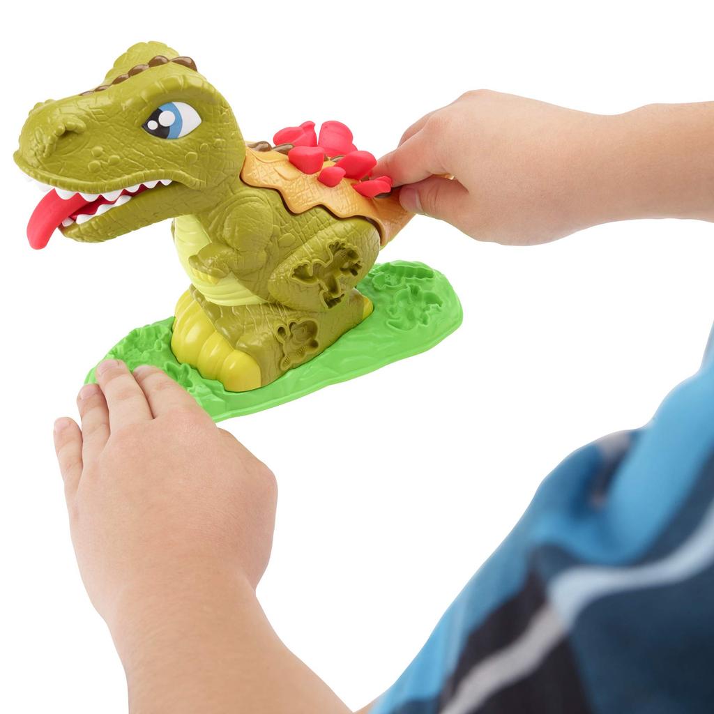Hasbro Rex the Chomper Wheat Clay E1952 Authentic Dinosaur Play Set Play-Doh