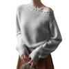 2025 Women's Hand-Crocheted 100% Cashmere Round Neck Slimming Sweater