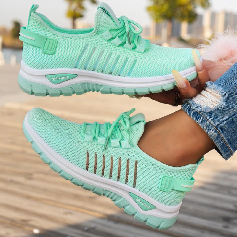 Women's Comfortable Non-Slip Solid Color Breathable Lightweight Casual Shoes Outdoor Shoes