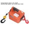 Electric Hoist Portable Power Electric Winch Crane with Remote Control 500KG Capacity 7.6M Maximum Lifting Height 1500W