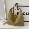 2025 Autumn New Large-capacity Dumpling Bag Simple Cotton Clothes Korean Version Crossbody Women's Shoulder Bag