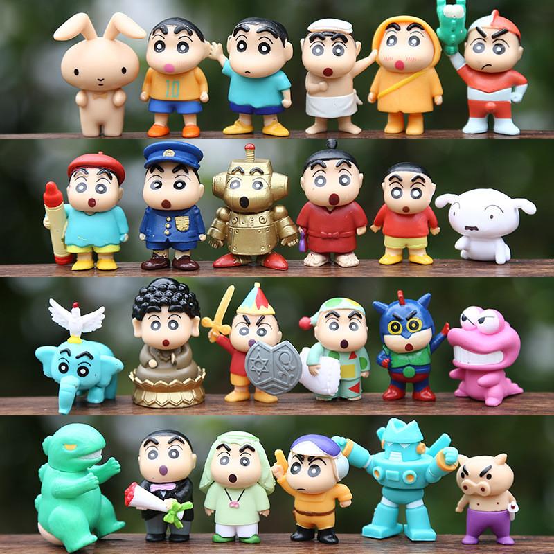 

Shinchan Anime Crayon Character Figures Desktop Dolls Collectibles Toys Gift