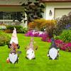 Halloween Autumn Metal Gnome Garden Stake Decorative, Garden Patio Backyard Ornaments