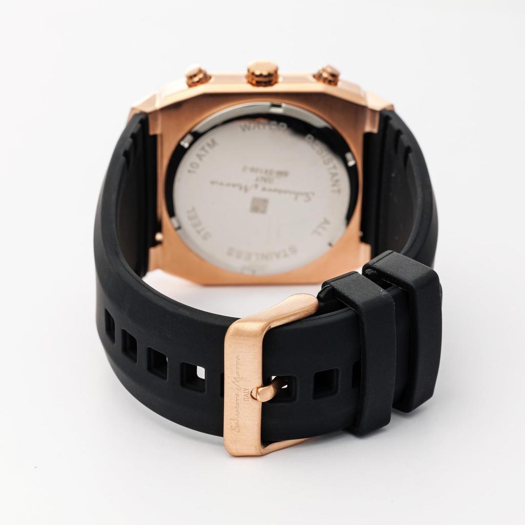 Hodinky s chronografem Business Analog Quartz Black with Cross PGBK [Salvatore Marra] Pánské Pánské